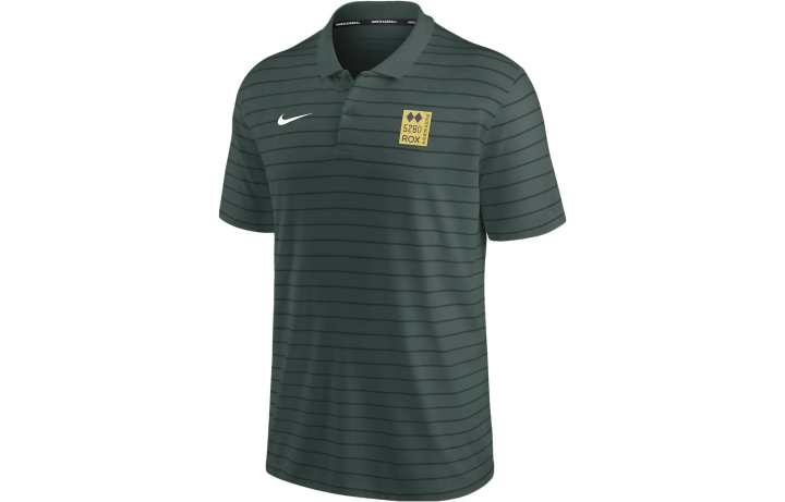 Nike Nike Polo Shirts Men's Green Polo Collar Moderate Straight Fit
