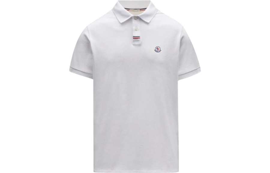 Moncler Polo Shirts Men's White Moderate