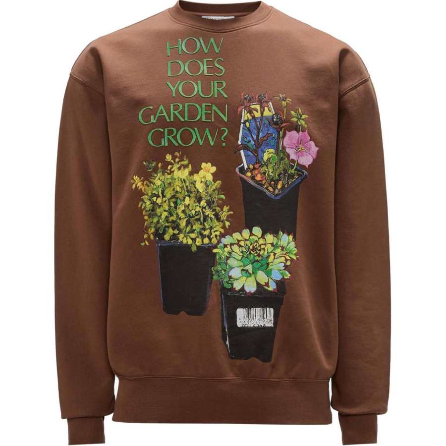 JW Anderson Graphic-print Drop-shoulder Sweatshirt