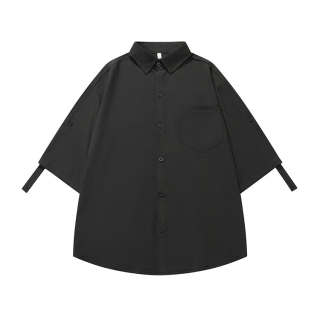 FRQ Shirts Unisex Square Collar Thin Shirt