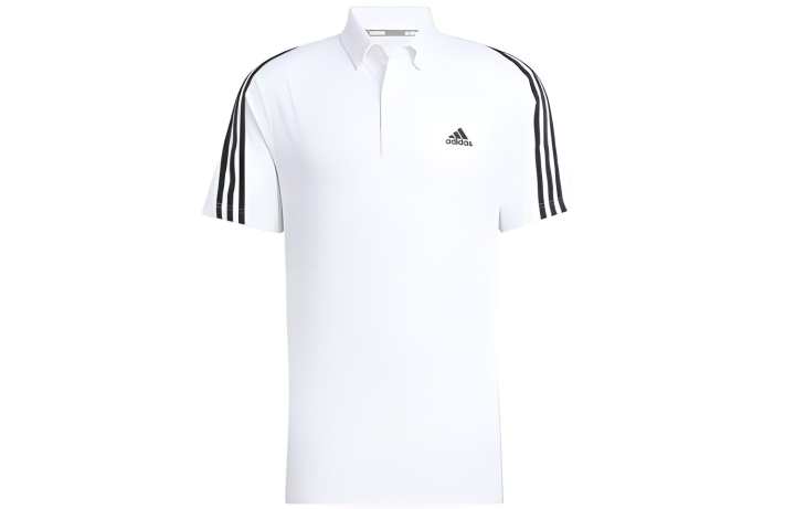 Adidas Adidas Polo Shirts Men's White Moderate Straight Fit