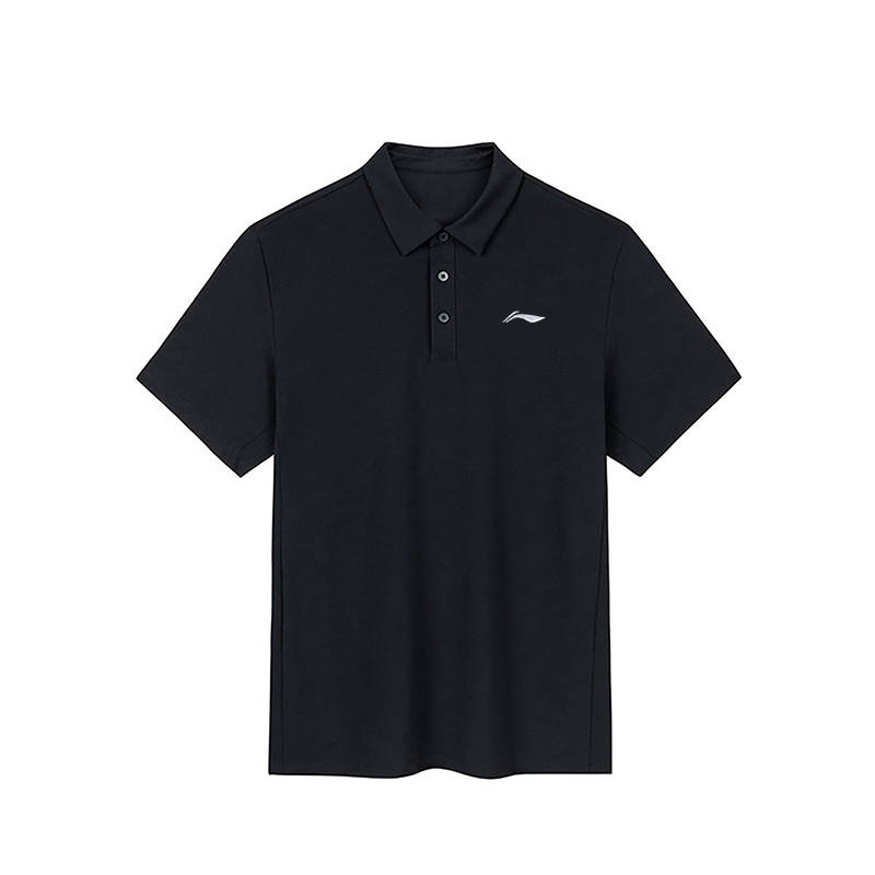 Li-Ning Li Ning Polo Shirts Men's Black Thin