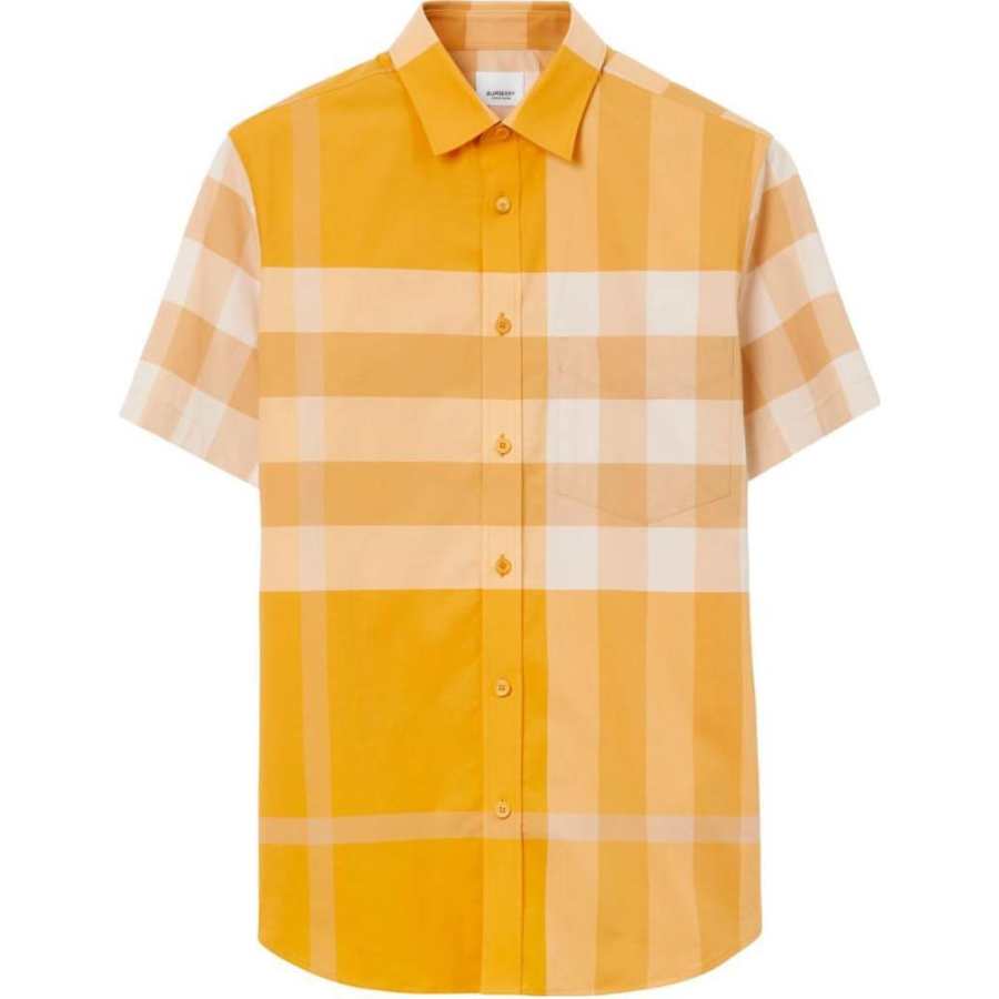 Burberry SS23 Shirt Men's Tagetes Erecta Yellow