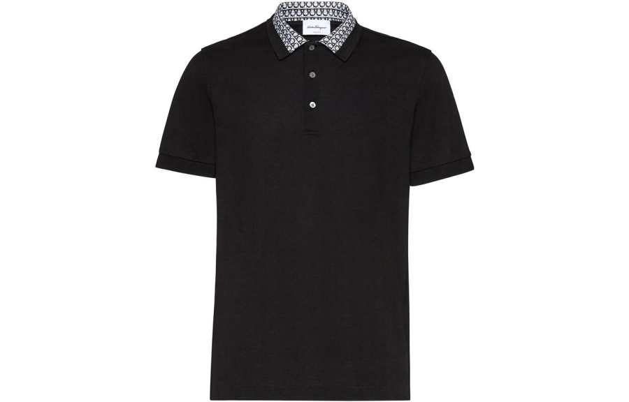FERRAGAMO Polo Shirt Men's Black