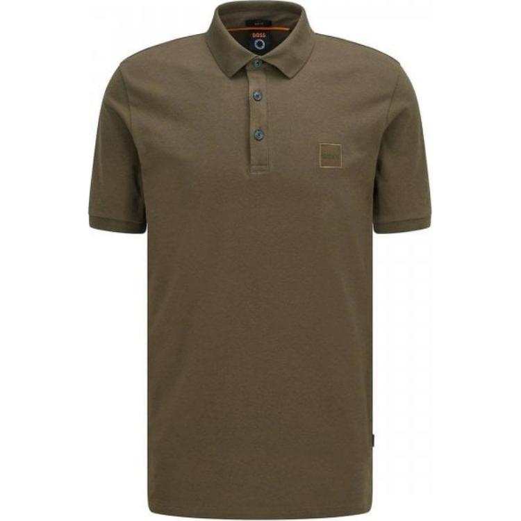 HUGO BOSS Polo Shirt Men's Khaki Green