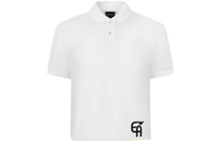 EMPORIO ARMANI SS22 Polo Shirt Men's White