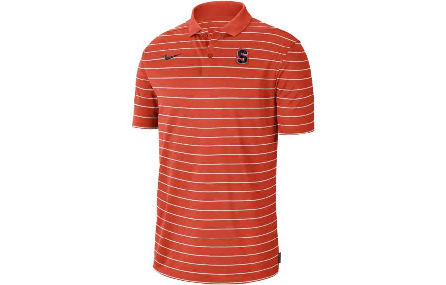 Nike Nike Polo Shirts Men's Orange Polo Collar Moderate Straight Fit