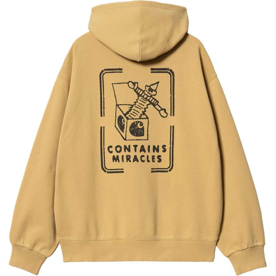 Carhartt WIP Hooded Stamp Sweat Sweatshirt Unisex Khaki