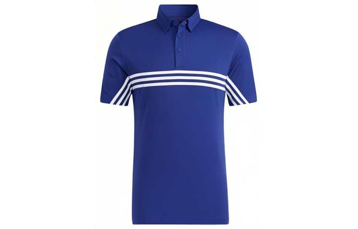 Adidas Adidas Polo Shirts Men's Blue Polo Collar Moderate Straight Fit