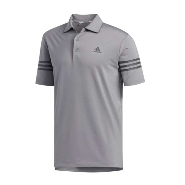 Adidas Adidas Ultimate Blocked Polo Shirt Unisex Gray