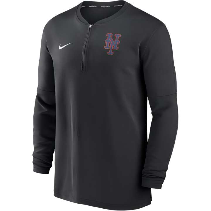Nike Nike New York Mets Authentic Collection Game Time Men's Nike Dri FIT Mlb 1/2 Zip Long Sleeve Top