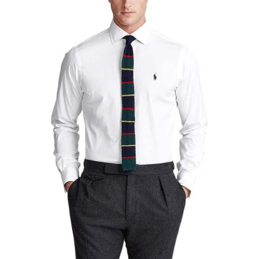Polo Ralph Lauren Shirt Slim Fit Men's White
