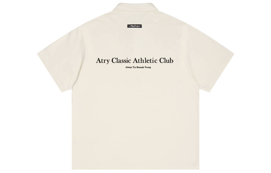 Atry Alphabet Slogan Series Polo Shirts Unisex Moderate Other