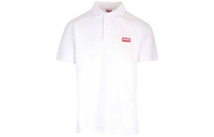 KENZO Logo Embroidered Short Sleeved Polo Shirt