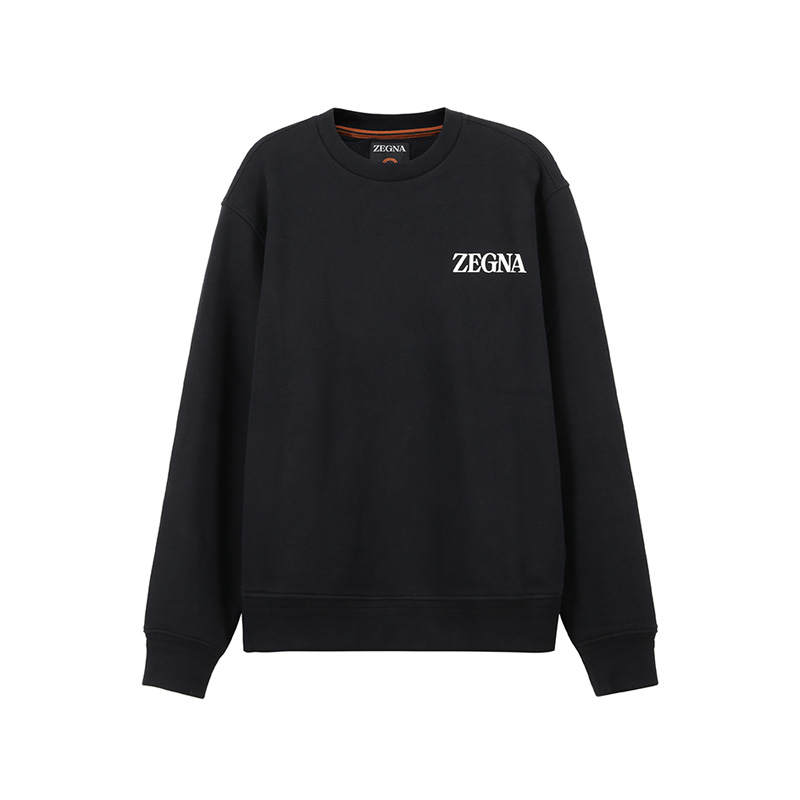 Ermenegildo Zegna 【Previous Season】logo-print cotton sweatshirt