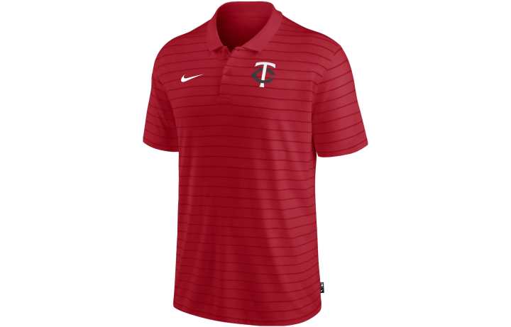 Nike Nike Polo Shirts Men's Red Polo Collar Moderate Straight Fit