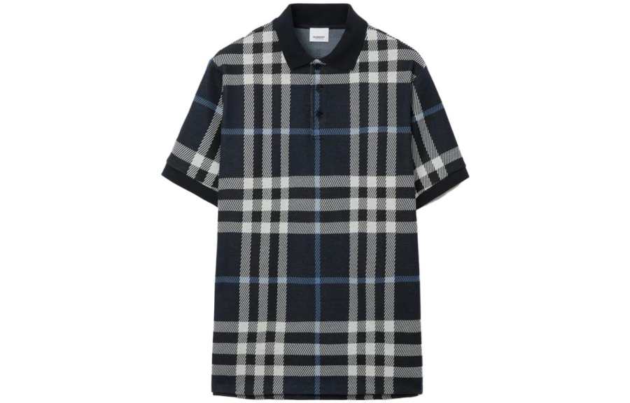 Burberry 【Previous Season】tartan short-sleeved polo shirt