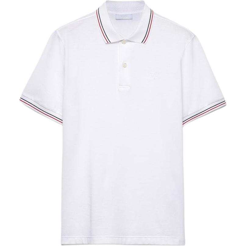 PRADA PRADA SS25 Polo Shirt Men's White
