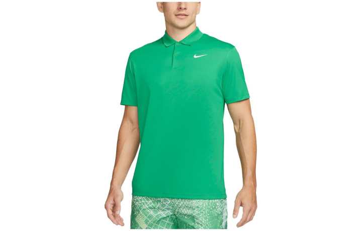 Nike Nike Polo Shirts Men's Emerald Green Polo Collar Moderate Straight Fit