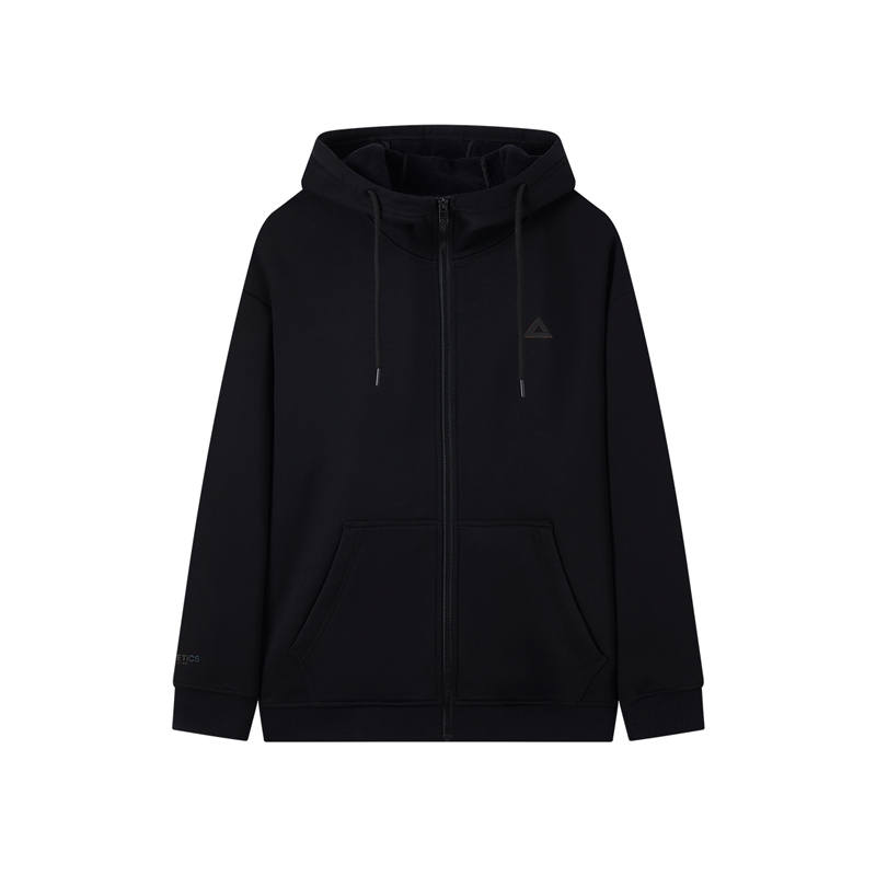 PEAK PEAK Sweatshirts Unisex Black Hooded Moderate Regular