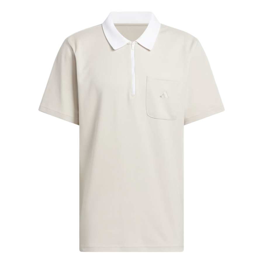 Adidas Adidas Free Shipping With AdiClub Essentials Quarter Zip Polo Shirt