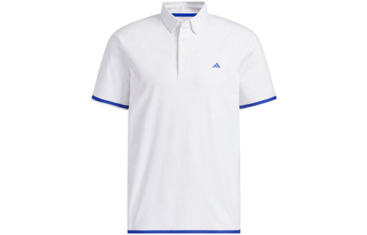 Adidas Adidas Polo Shirts Men's White Moderate Straight Fit
