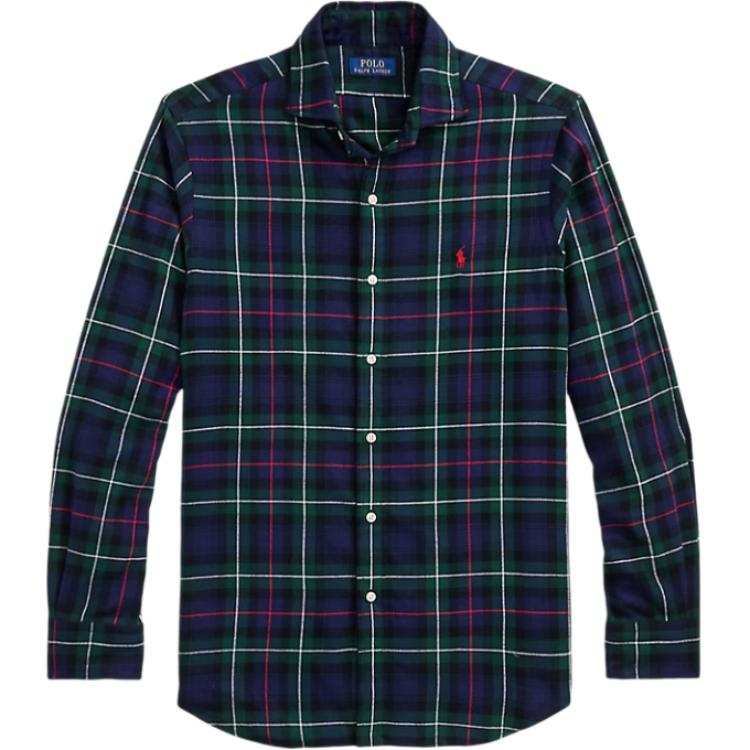 Polo Ralph Lauren Classic Fit Plaid Twill Shirt Classic Version Men's Multicolor