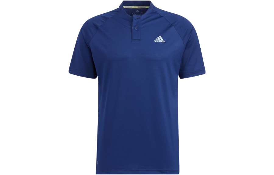 Adidas Adidas Polo Shirts Men's Blue Crew Neck Moderate Straight Fit