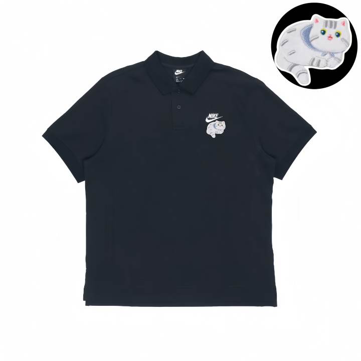 Nike Nike Polo Shirts Unisex Black Polo Collar Moderate