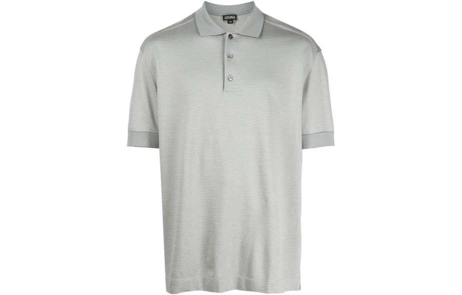Ermenegildo Zegna FW22 Polo Shirt Men's Gray