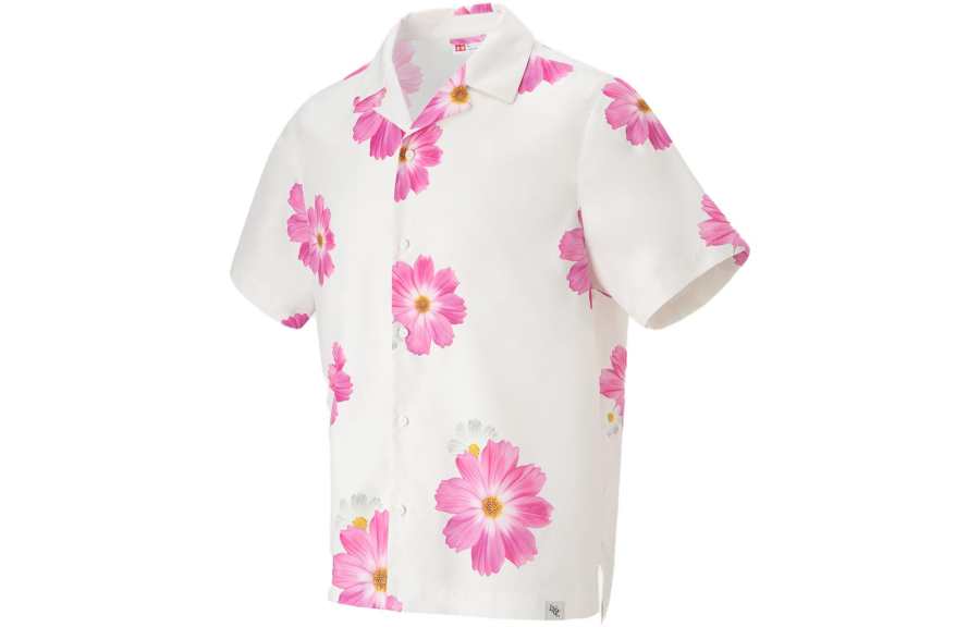 Li-Ning Li Ning Shirts Unisex White Lapel Moderate Shirt