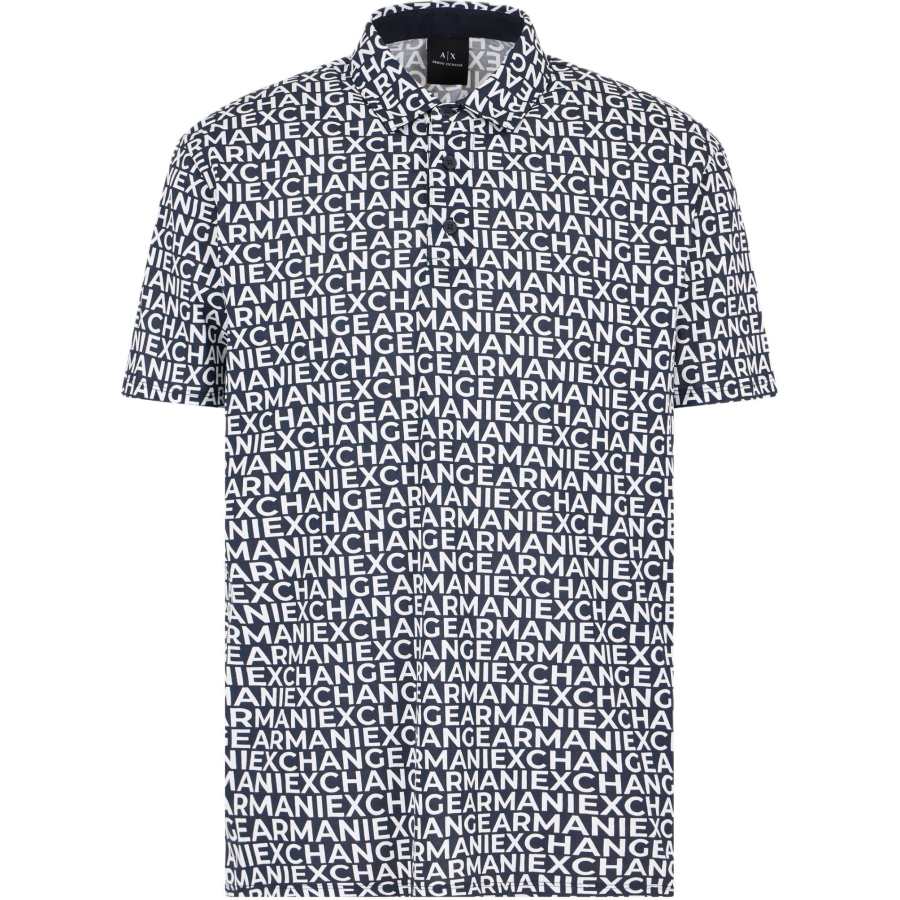 ARMANI EXCHANGE ARMANI EXCHANGEAE FW24 Polo Shirt Men's Black White
