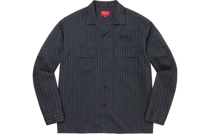 Supreme Supreme Pinstripe Linen Shirt