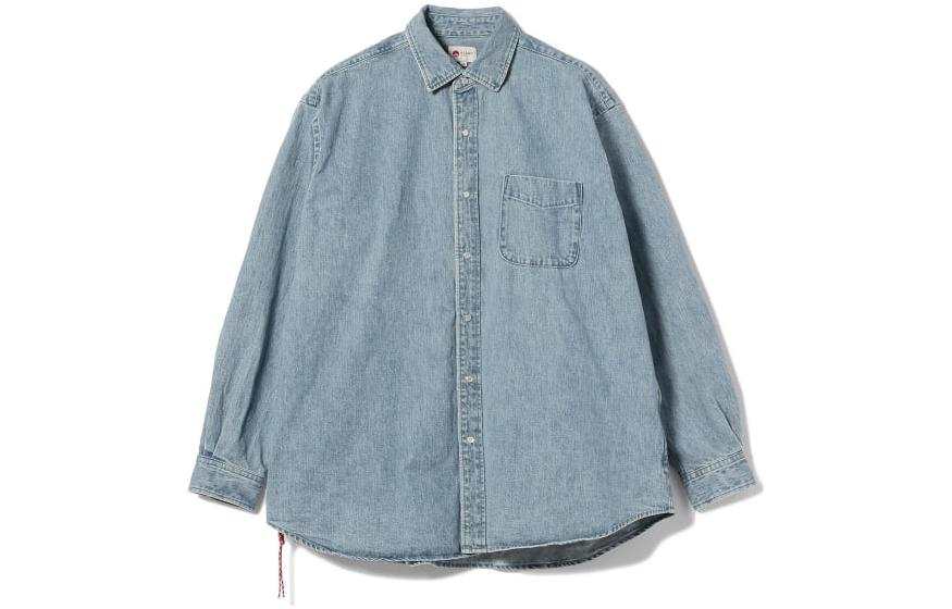 Beams Beams Shirts Men's Lapel Moderate Shirt