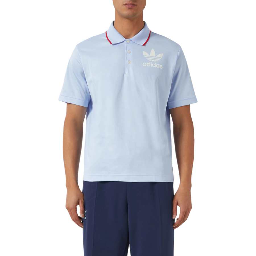 Adidas Originals x Wales Bonner Polo Shirt Men's Light Blue