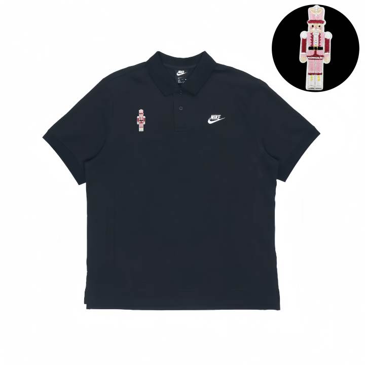 Nike Nike Polo Shirts Unisex Black Polo Collar Moderate