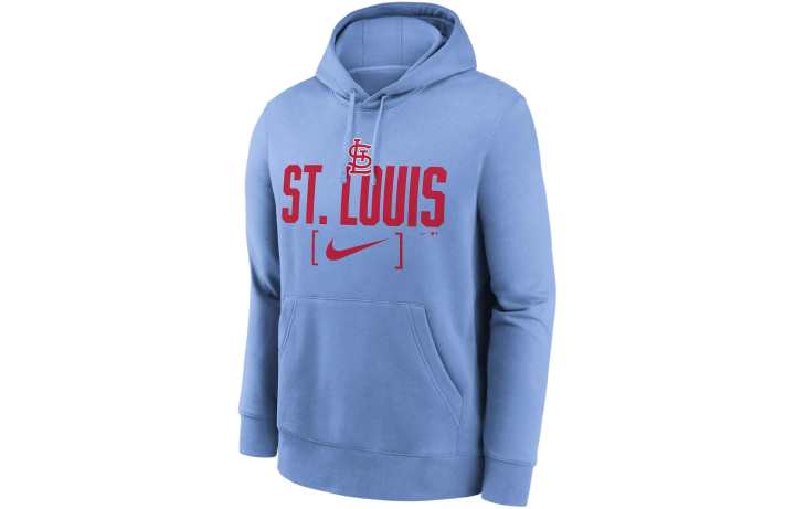 Nike Nike St. Louis Cardinals Club Slack Sweatshirt Men's Sky Blue