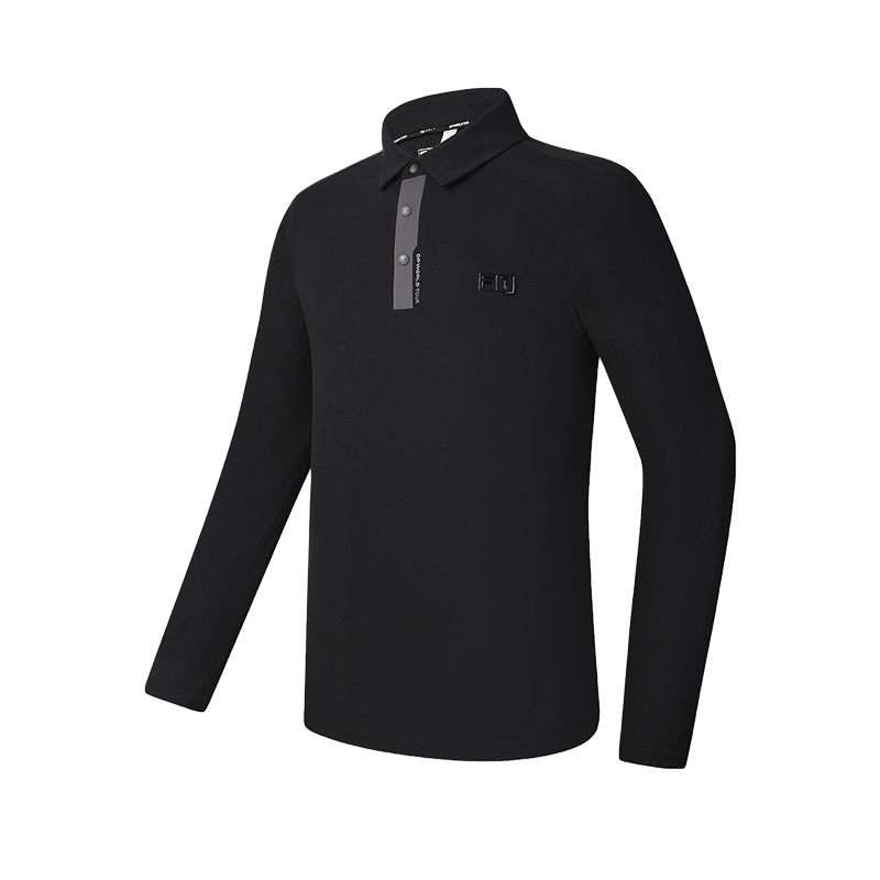 FILA Golf Polo Shirt Men's Pitch Black