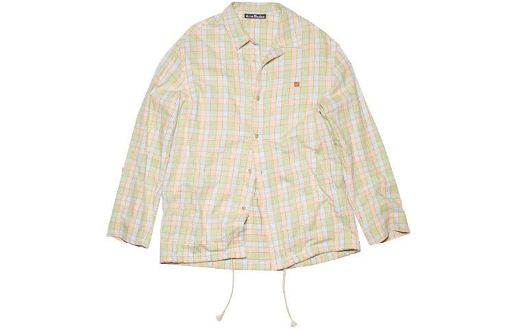Acne Studios Acne Studios Shirts Unisex Beige Lapel Moderate Other