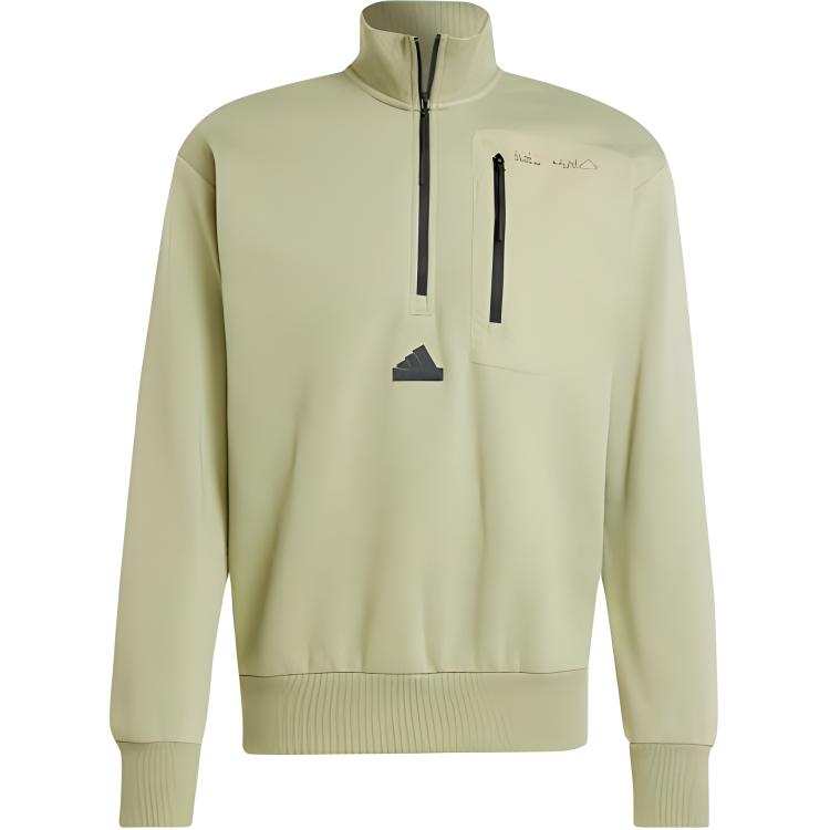 Adidas Adidas Free Shipping With AdiClub City Escape Fleece Half-Zip Sweatshirt