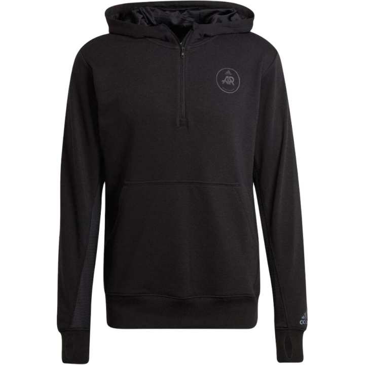 Adidas Adidas Sweatshirts Men's Black Hooded Moderate Regular