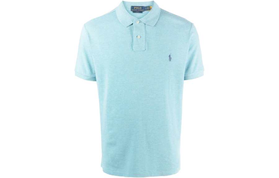 Polo Ralph Lauren Polo Shirt Slim Fit Men's Pink Blue