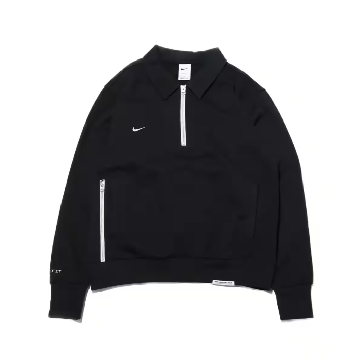 Nike Nike Sweatshirts Men's Black Half Open Collar Moderate Regular