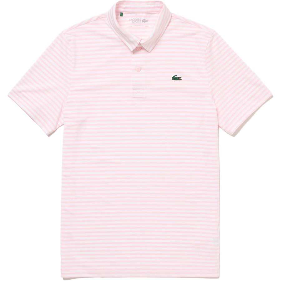 LACOSTE Polo Shirt Men's Light Pink