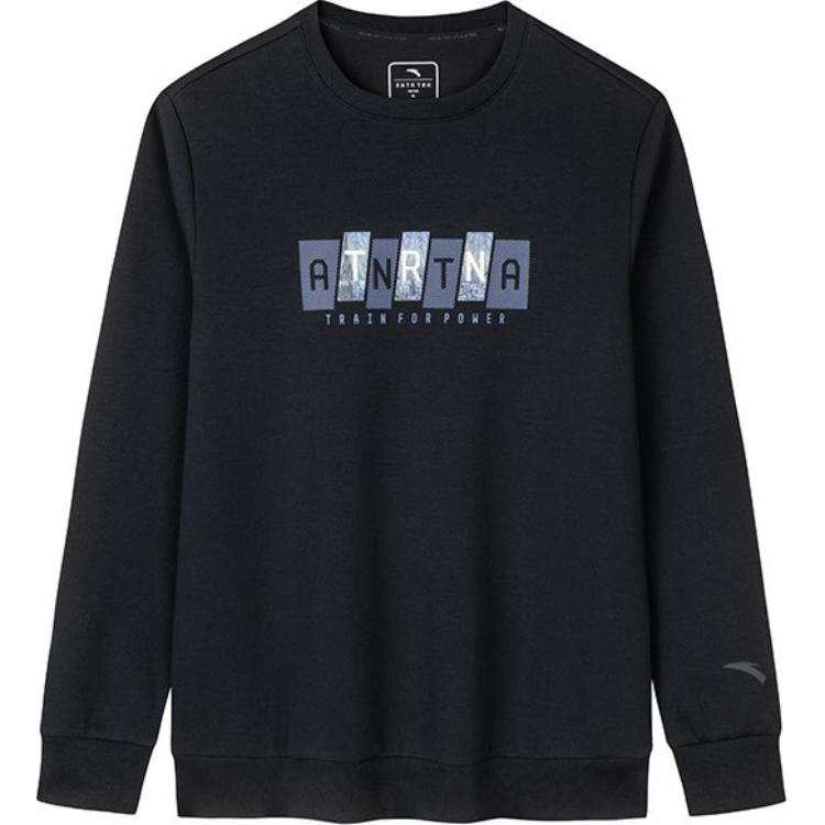 ANTA Anta Variety Training Collection Sweatshirt Men's Basic Black