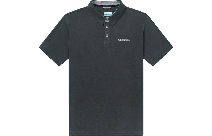 Columbia Polo Shirts Men's Gray Moderate