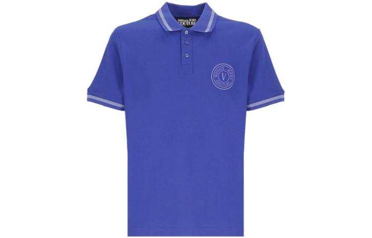 VERSACE JEANS COUTURE 【Zoomed ImageryBest of: PromotionsPrevious Season】logo-embroidered cotton polo shirt