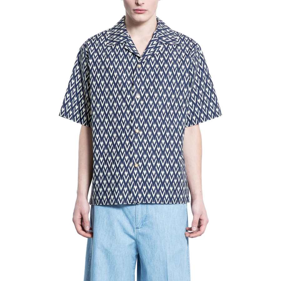 Valentino Garavani Short Sleeved Button Up Shirt