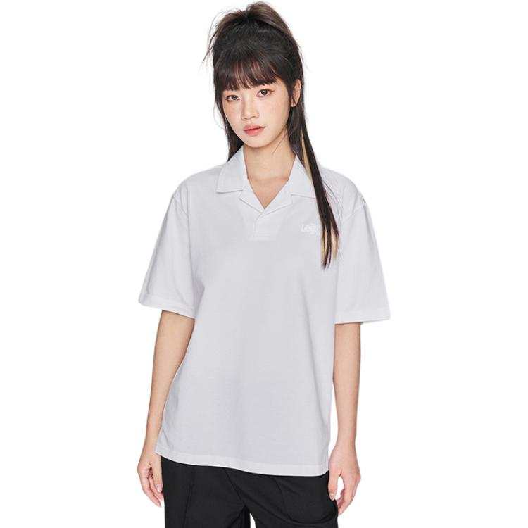 Lee Lee SS25 Polo Shirt Unisex White