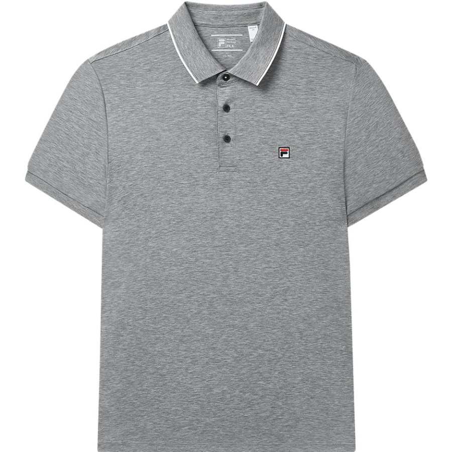 FILA Polo Shirt Men's Light Black Gray